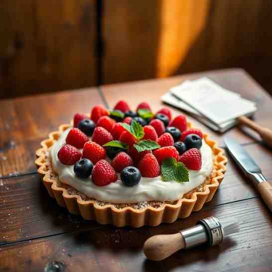 Fresh Fruit Tart Recipe - Easy French Dessert